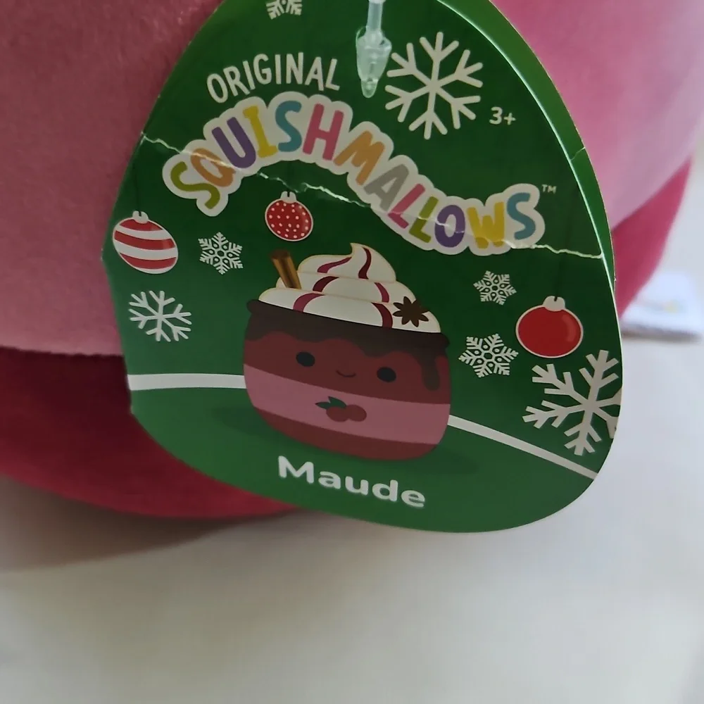 NWT **Squishmallows Maude** 11" Cranberry Mocha Plush - Picture 2 of 7